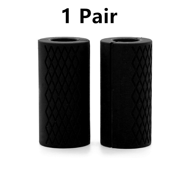 Fashion Non-Slip Silicone Dumbbell & Barbell Grips – Ergonomic Thick Bar Adapter - Image 2