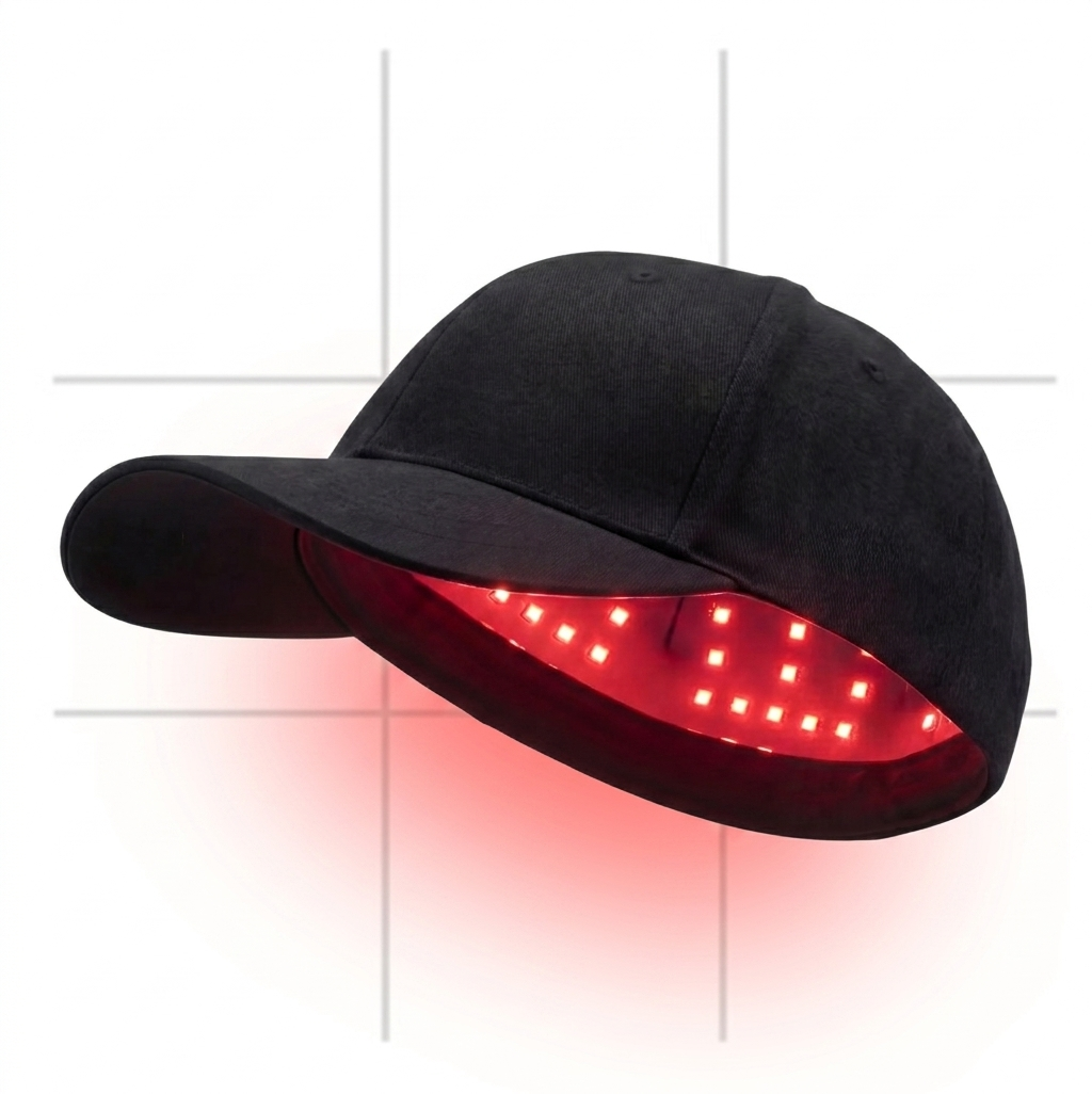 Red-and-Blue Light Care Therapy Hair Caps