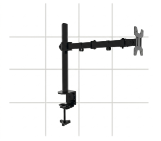 Ergonomic Single-Arm Rotating Monitor Mount – 360° Gas Spring Desktop Stand